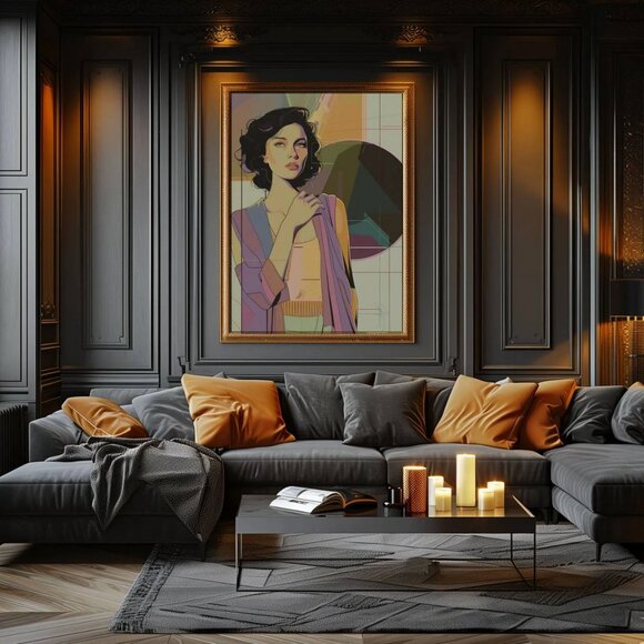 Original Vaporwave Fasion Art Art Print + Digital Copy, 80s 90s - Picture 4 of 7